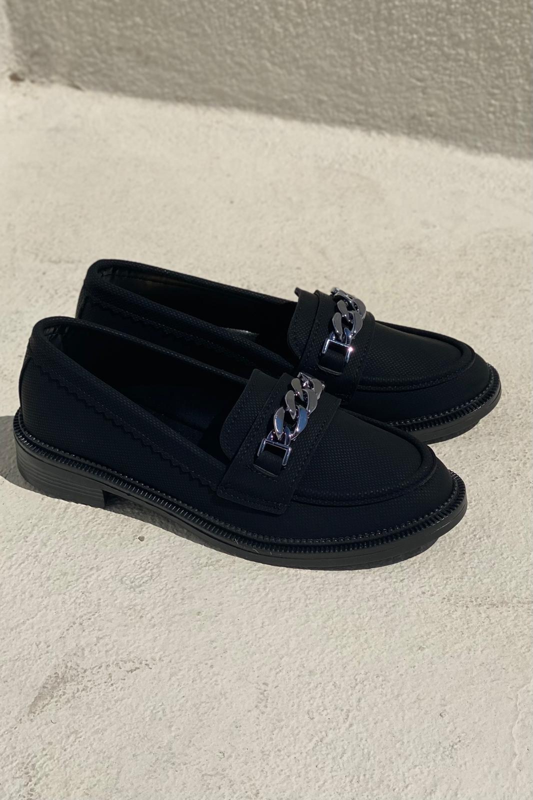Entra Black Nubuck Women's Loafers