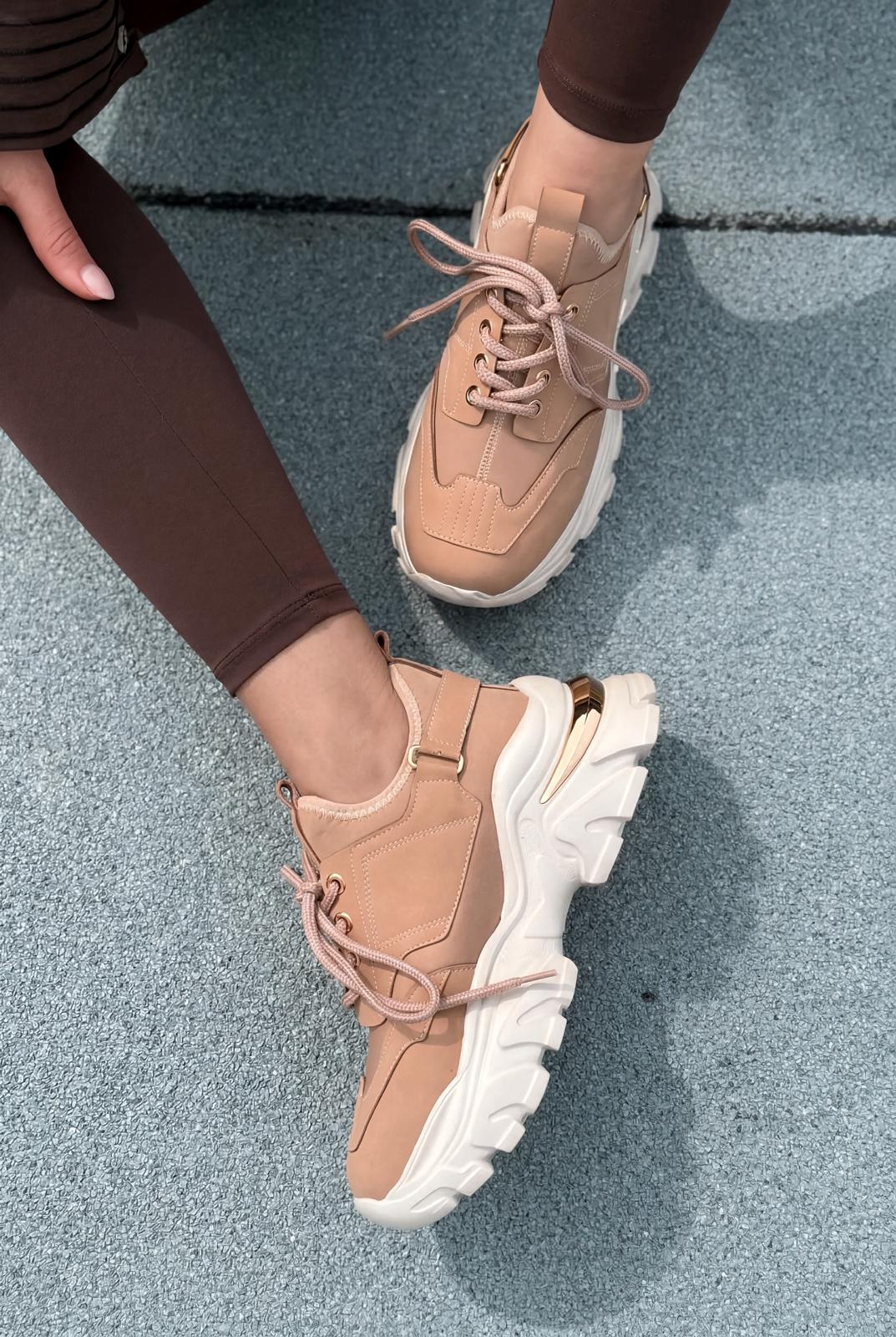 Delorin Beige Women's Sneakers
