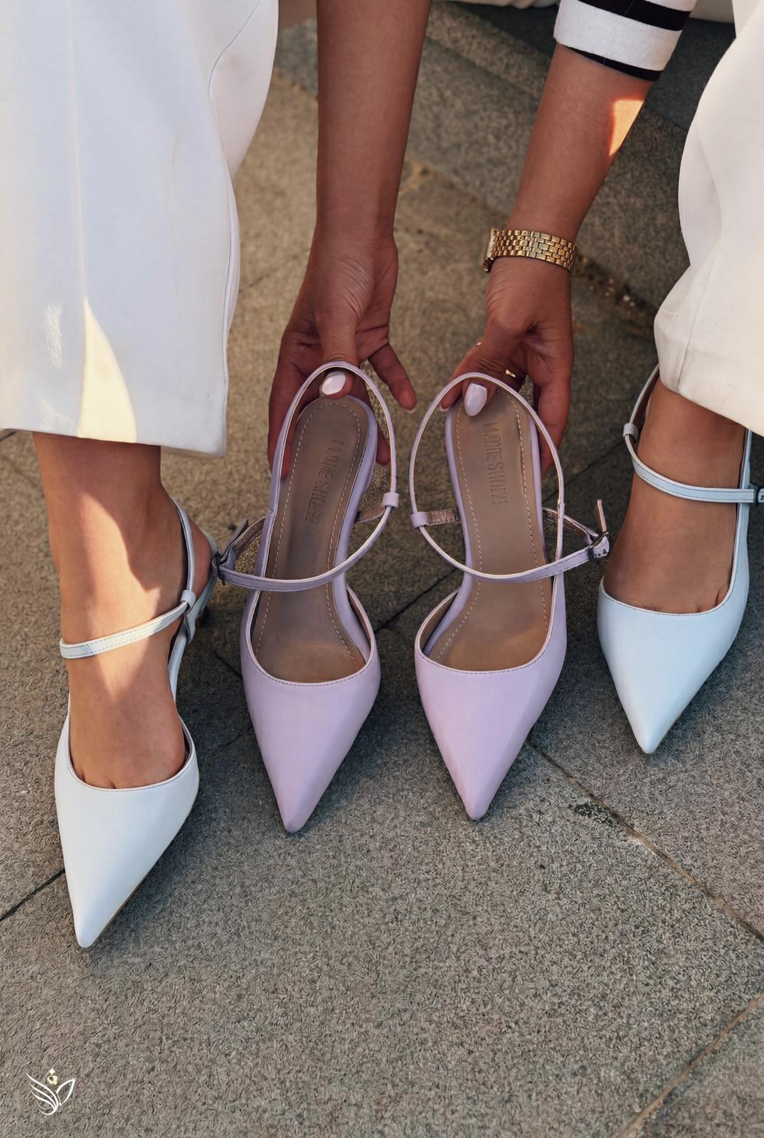 Torev Lilac Faux Leather Women's Stilettos