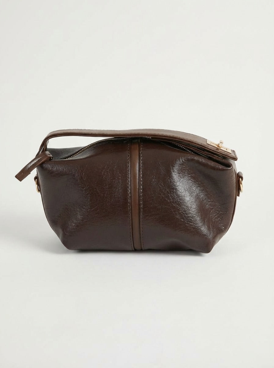 Sior Light Brown Faux Leather Women's Handbag