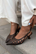 Zelya Taupe Faux Leather Women's Pumps