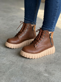 Malarion Taba Faux Leather Women's Boots