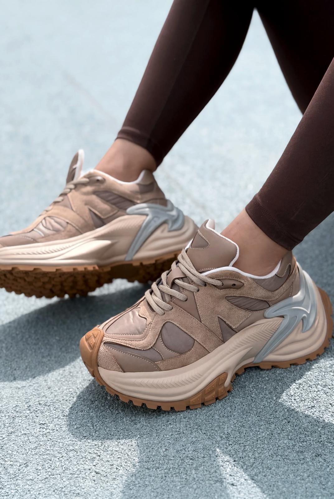 Leriva Taupe Women's Sneakers