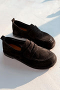 Marion Black Genuine Suede Women's Loafers