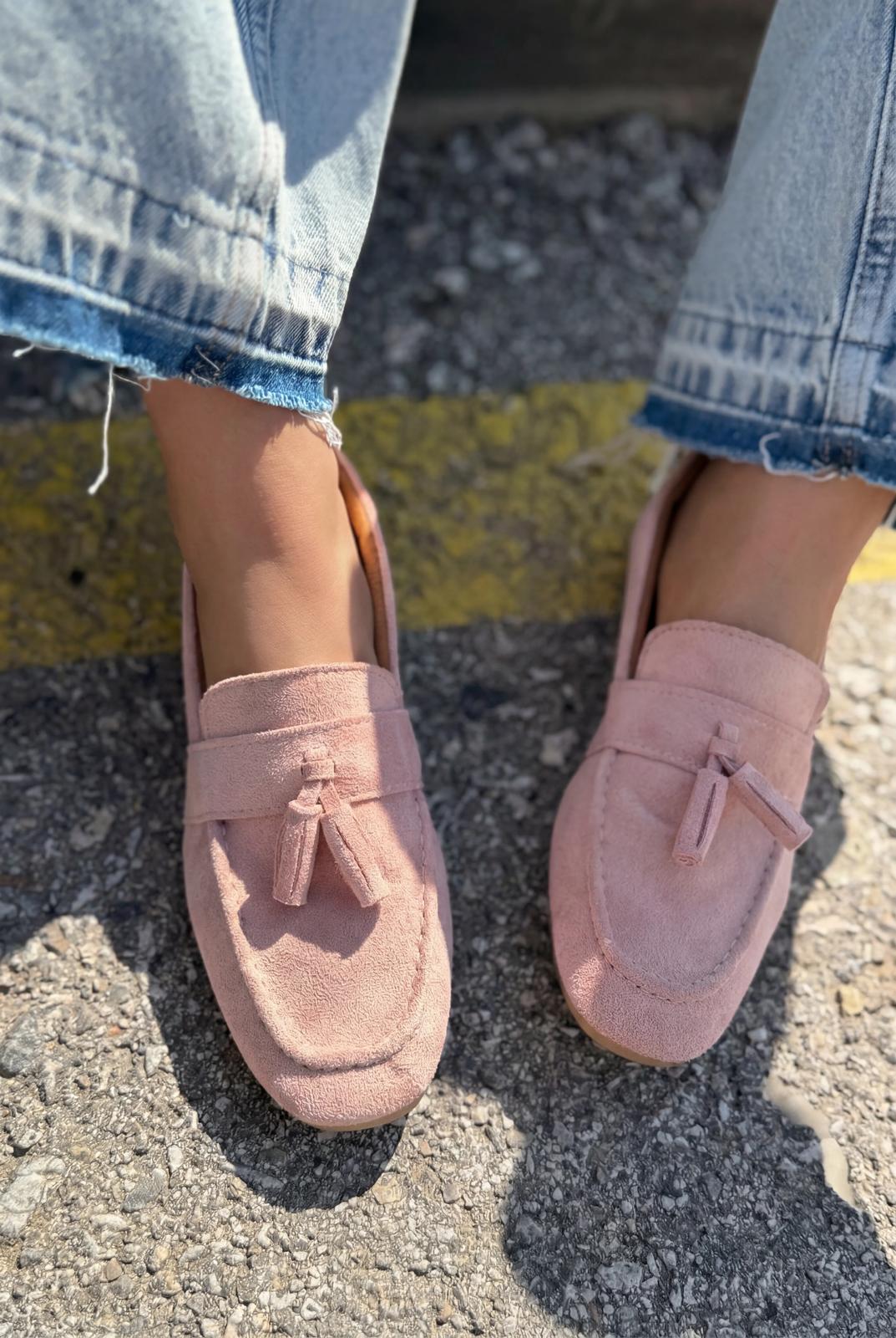 Olena Powder Suede Women's Loafers