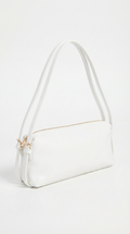 Selvelin Women's Shoulder Bag White Patent Faux Leather