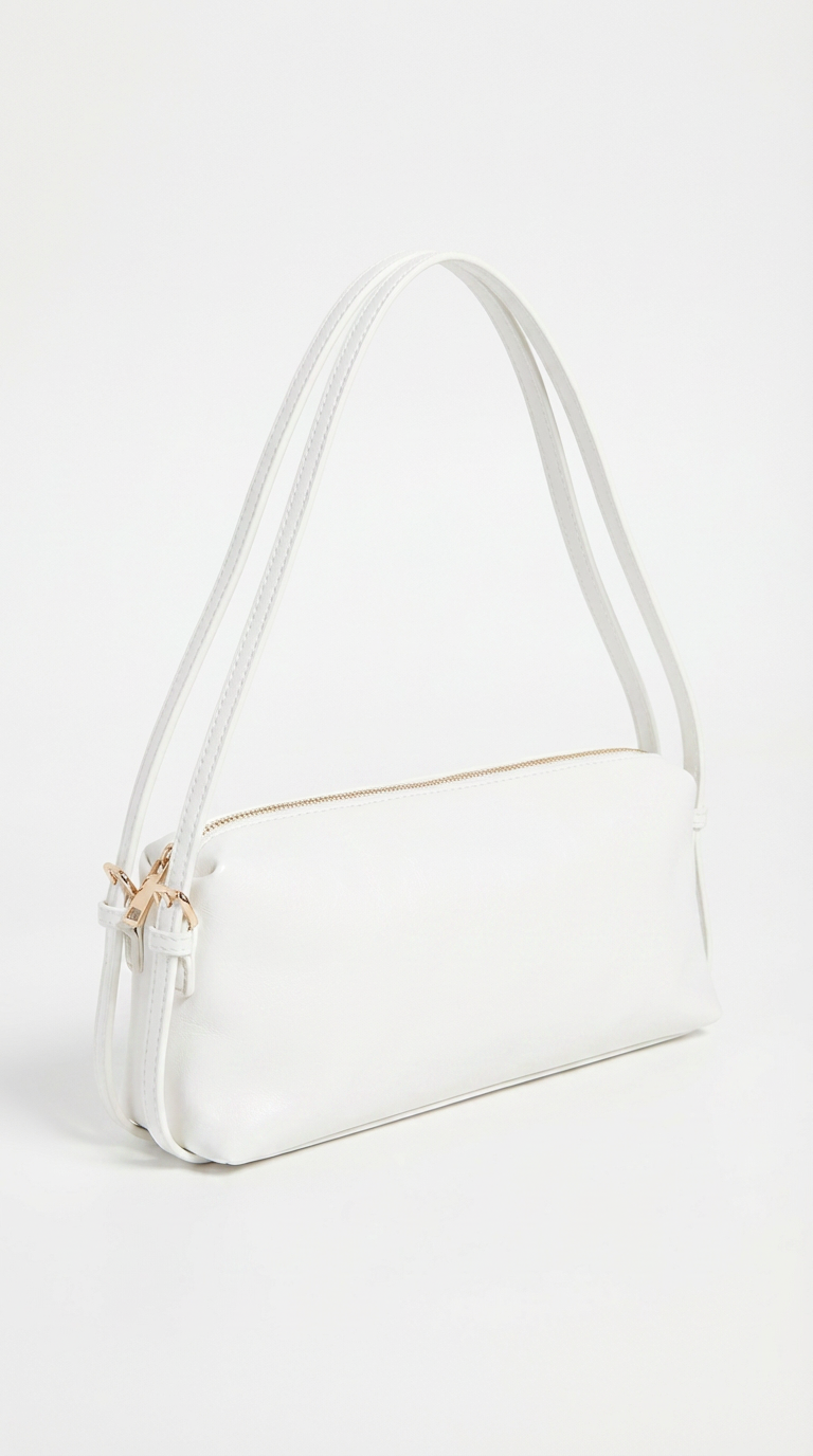 Selvelin Women's Shoulder Bag White Patent Faux Leather