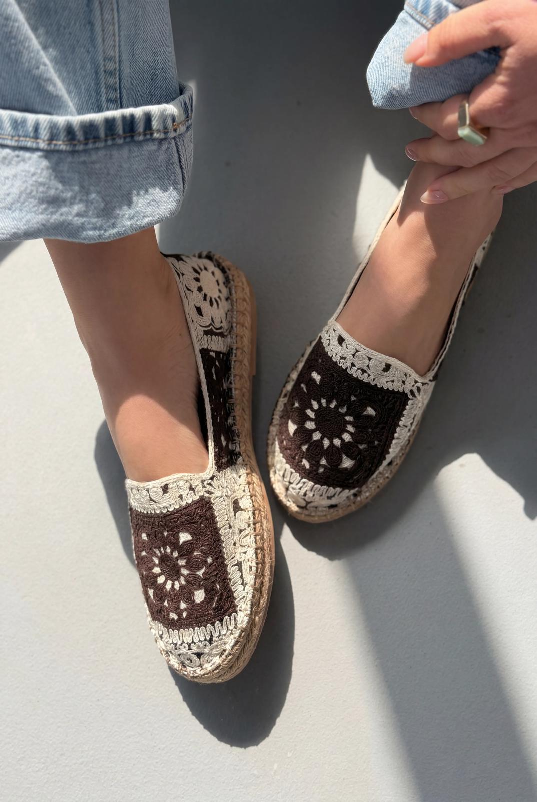 Linera Light Brown Women's Espadrille Loafers