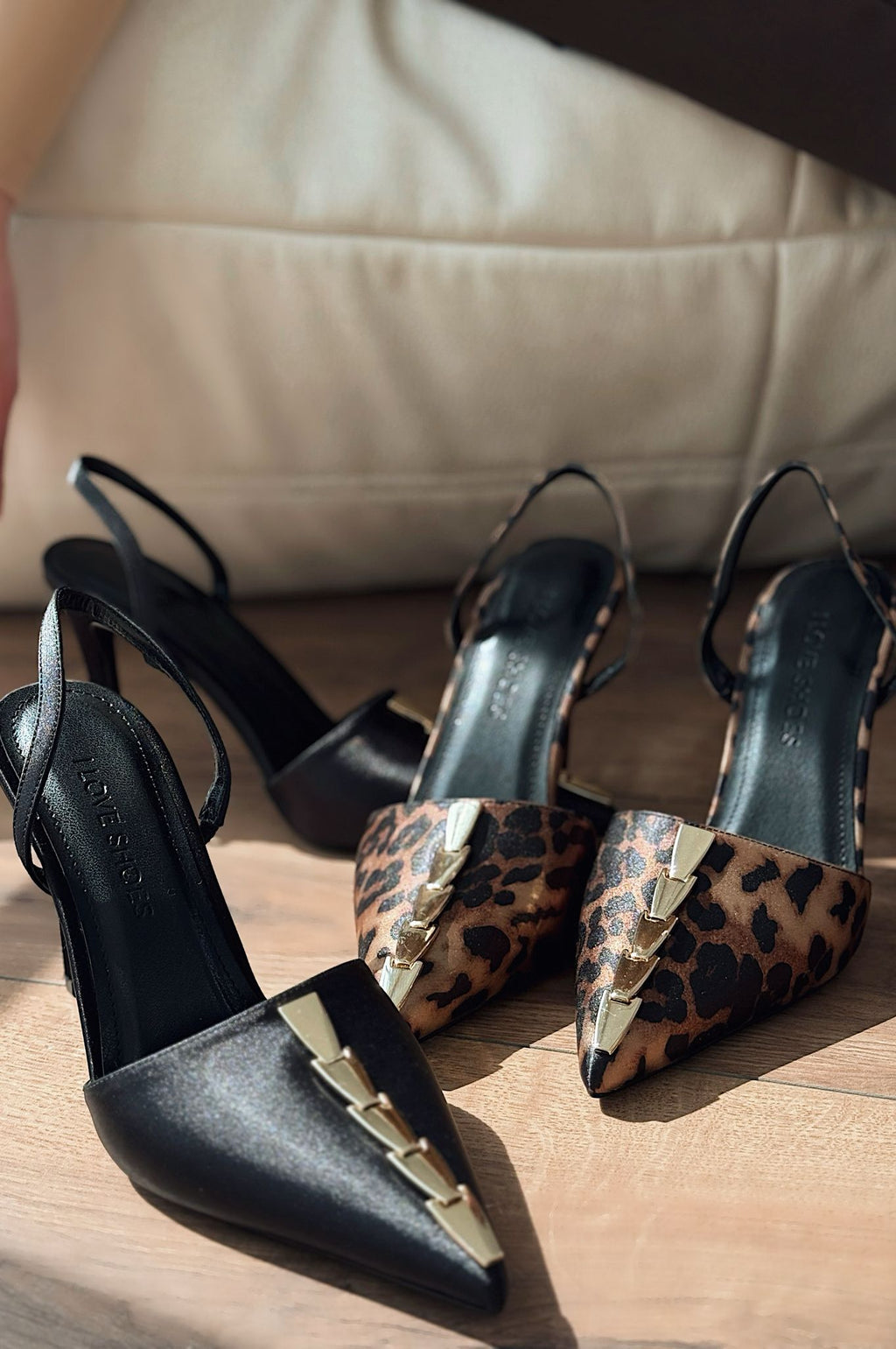 Jaylen Leo Pattern Satin Women's Pumps