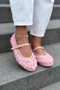 Neror Pink Tulle Women's Flats